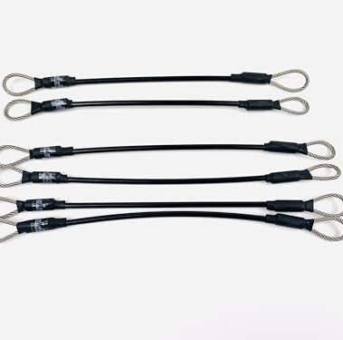Can Am Defender Max Extended Door Cables 2022-Present HD10 Longer Than OEM Cables, Full Kit Fits Four Doors, Longer Limit Straps. Check description for size and fitment before ordering!