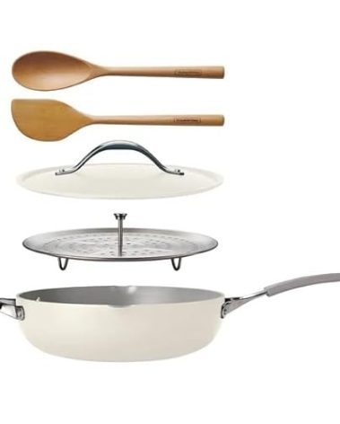 Tramontina 5-Quart All-in-One Pan, White