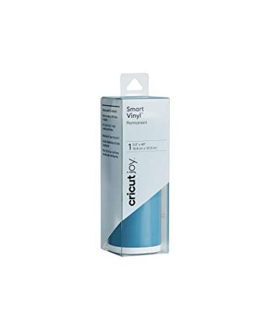 Cricut Joy Smart Permanent Vinyl, Teal - 4ft Roll (5.5' x 48'), Glossy Finish - Compatible with Cricut Joy Machine, Matless Cutting for Long cuts (4ft Shapes, 20ft Repeated cuts)