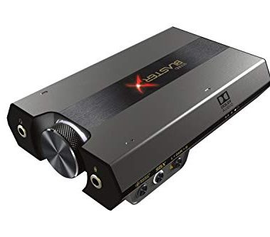 Sound BlasterX G6 Hi-Res 130dB 32bit/384kHz Gaming DAC, External USB Sound Card with Xamp Headphone Amp, Dolby Digital, 7.1 Virtual Surround Sound, Sidetone/Speaker Control for PS4, Xbox One