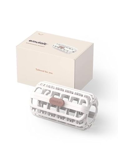 Emulait Dishwasher Basket for Baby Bottle Nipples Pacifiers