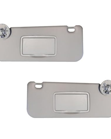 Sun Visor Fits for Chevy Cruze 2017-2018 Pair Set Left+Right Gray 2MPLASTIC 3 Screws (Gray Atmosphere)