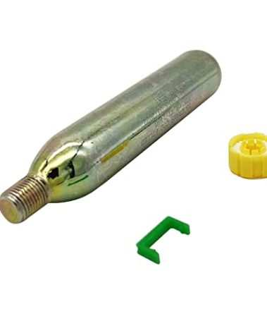 Premium Quality CO2 Rearming Kit Cylinder Cartridge Tank for Automatic/Manual Inflatable Life Jacket Lifejacket Life Vest Waist Pack Belt Lifesaving PFD CO2 Replacement Refill New, Green