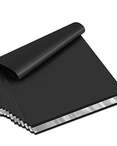UCGOU Poly Mailers 19x24 Inch Black 100 Pack Extra Large Shipping Bags Strong Thick Mailing Envelopes Self Seal Adhesive Waterproof and Tear Proof Boutique Postal for Clothing Quilt and More