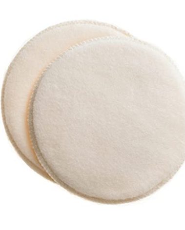 Merino Wool Nursing Pads, Style Softline, Regular Thickness, Size 3.5 in. Diameter