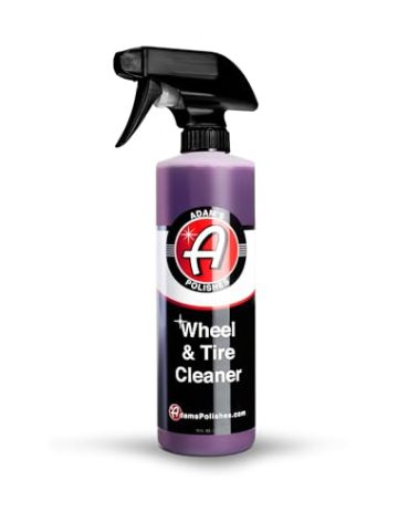 Adam's Polishes Wheel & Tire Cleaner 16oz - Professional All in One Car Wash Wheel Well Cleaning Spray for Car Detailing | Safe On Most Rim Finishes