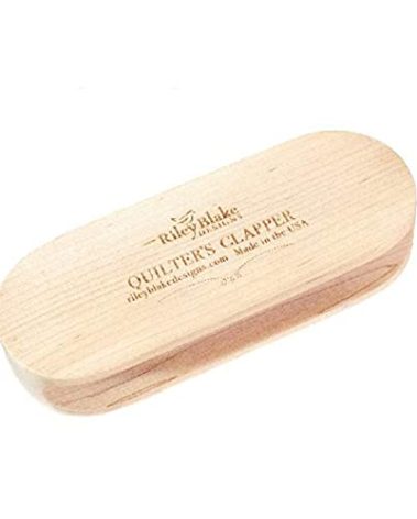 Riley Blake Designs 7" Hardwood Tailor Clapper Tool Steam Iron Set a Seam Sewing Quilting