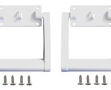White Aftermarket Plastic Igloo Cooler Replacement Handles # 21025 for 90-100 qt Coolers (2)