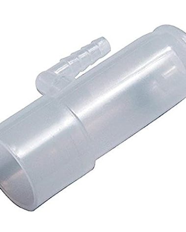 2 pcs Oxygen Adapter Enrichment Port Connector fits CPAP Tubing Hose Model 1642 by NAKO Group