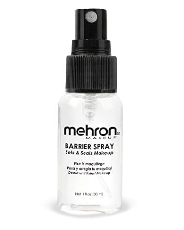 Mehron Makeup Barrier Spray | Makeup Setting Spray for Face 1 fl oz (29 ml)