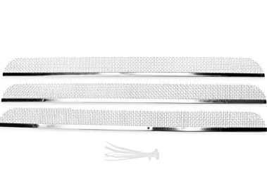 Camco Flying Insect Screen for Dometic Refrigerator Vents - Protects from Flying Insect Nests, 20” x 1-1/2” Stainless Steel Mesh, RS 600 - (3 Pack) (42149)