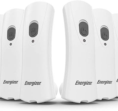 Energizer LED Rechargeable Plug-in Flashlights, Weatheready Emergency Flashlight for Hurricane Supplies and Survival Kits, Flash Light with Convenient Plug-in Design,White, 6 count (Pack of 1)