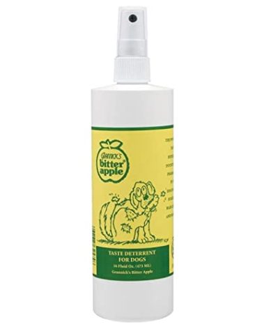 Grannick's Bitter Apple Taste Deterrent Spray Bottle for Dogs, 16 Ounces, Single