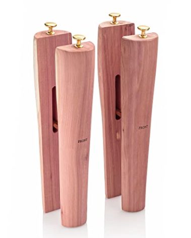 HOUNDSBAY Cedar Boot Tree Shaft Shaper, Tall Boot Inserts Shape Holders, Men & Women - Boot Trees, Stand for Riding & Cowboy Boots (Pack of 1)