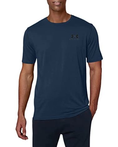 Under Armour Men's UA Sportstyle Left Chest Short Sleeve Shirt 3XLT Navy