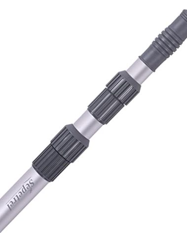 Sepetrel Pool Pole - Professional 15 Foot Telescoping Swimming Pool Cleaning Poles,Adjustable Telescopic Pole,for Skimmer Net,Brush,Vacuum Head