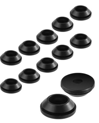 071129 RV Stove Grommets Replacement Parts for Suburban RV Stove Parts RV Stove Rubber Grommets Stove Parts RV Stove Top Stove Grommets RV Gas Range Parts RV Stove Top Rubber Grate Grommets 12 Pcs