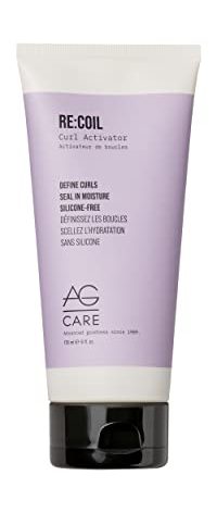 AG Care Re:Coil Curl Activator Curl Cream with Keratin Amino Acids - Ultra-Nourishing Curly Hair Cream for Defined, Healthy Curls, 6 Fl Oz