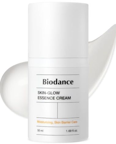 BIODANCE Skin-Glow Essence Cream, Moisturizing, Anti-Aging, Hyaluronic Acid & Ceramide Facial Moisturizer | 1.69 fl.oz, 50ml
