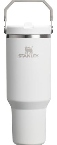 Stanley IceFlow 2.0 Flip Straw Tumbler with Handle 40 oz | Twist On Lid and Flip Up Straw | Leak Resistant Water Bottle | Insulated Stainless Steel | BPA-Free | Frost