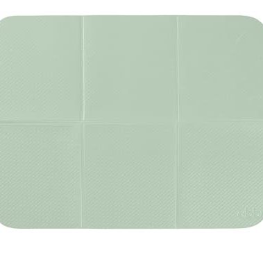 Ubbi On-The-Go Diaper Changing Baby Mat, Soft and Comfortable Diaper Bag Accessory Must Have for Newborns, Easy to Clean, Portable Folding Pad, Baby Traveling Accessories, Sage Green