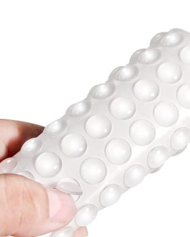 FATLODA 400PCS Cabinet Bumpers Clear Rubber Bumpers Self Adhesive, Soft Cabinet Door Bumper Pads, Sound Dampening Kitchen Cupboard Pads for Drawers, Picture Frames