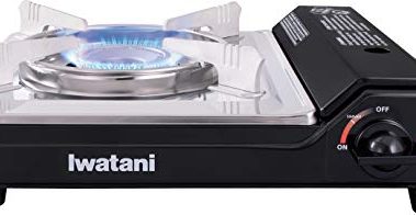 Iwatani Cassette Feu Butane VA-30 Camp Stove, one, BLACK