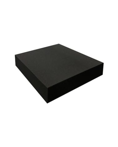 FoamTouch 4" Thick, 18" x 18" Charcoal High Density Foam, Ideal for Seat Replacement, Chair Cushion, Wheelchair Seat Cushion