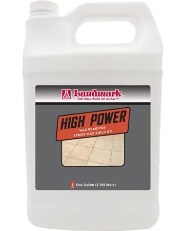 Lundmark High Power Wax Remover, Commercial Strength Floor Wax Stripper, 1-Gallon, 3204G01-2
