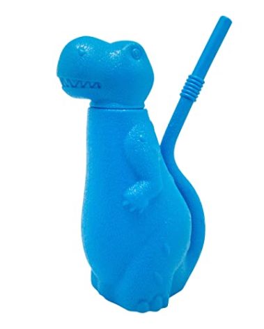 Brite Concepts Dinosaur Shaped Sippy Cup, Bottle for Kids: Holds 6 oz, Colors Vary, Dinosaur Shaped Sippy Cup For Reducing Spills, Great For Small Hands, Drinking Milk Made Fun!