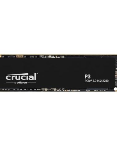 Crucial P3 500GB PCIe Gen3 3D NAND NVMe M.2 SSD, up to 3500MB/s - CT500P3SSD8
