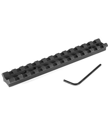 EGW Browning BAR/BLR Long Action Rifle Picatinny Rail Scope Mount – 0 MOA, CNC Machined 6061 T6 Aluminum, Matte Black, Made in USA, Includes Mounting Hardware