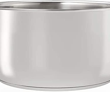 Goldlion Stainless Steel Inner Pot Compatible with Ninja Foodi 6.5 Quart Accessories Replacement Insert Liner