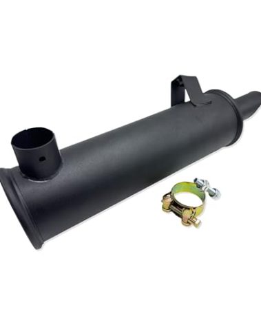 237550 237550S Engine Muffler Exhaust 105-296 For Cub Cadet Garden Tractors, Kohler K241, K301 and K321 393840-R91, IH-393840-R91(Inlet ID 1-3/8″ Outlet ID 1-3/8″)