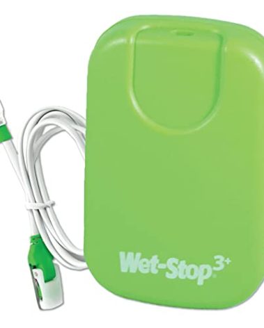 Wet-Stop 3 Green Bedwetting Enuresis Alarm with Loud Sound and Strong Vibration for Boys or Girls, Proven Solution for Bedwetters…