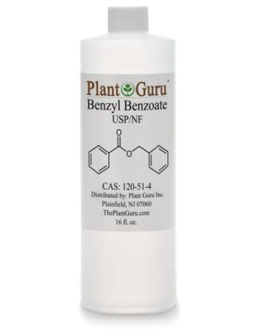 Benzyl Benzoate USP Grade Liquid 16 fl. oz. - Great for Fragrance/Aroma Compounds, Cosmetics, Hair & Scalp Products.