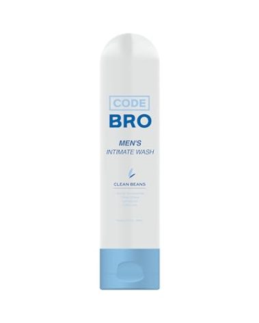 Code Bro Men's Intimate Wash Clean Beans - Shower Stuff for Men (250ml, 8.45 fl oz)