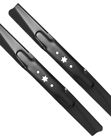 budrash 942-04244A Mower Blades Fit for Cub-Cadet 46" Deck, 942-04290 High Lift Blades for Cub Cad et XT1 XT2 LTX1045 1046 Tractor, Craftsman T240 LT2000, Troy Bilt Horse XP Riding Mower, 2 Pack