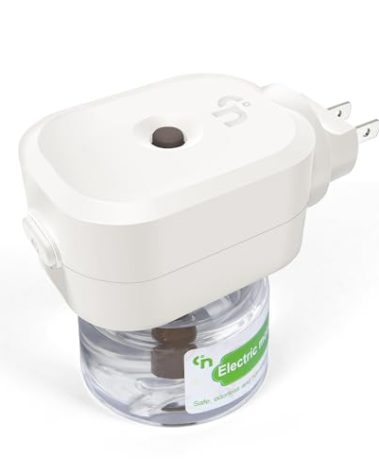 Ddrihlees Mosquito Repeller Indoor Use, Electronic Mosquito Repellent Plug in Wall Outlet, Include 1 Pack 280 Hr Refills for Home, Bedroom, Office