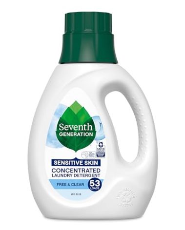 Seventh Generation Concentrated Laundry Detergent Liquid Free & Clear Fragrance Free 40 oz