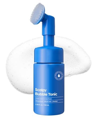 Seapuri Scalpy Anti Dandruff Bubble Treatment Tonic | for both Men & Women | Itchy Scalp Treatment with Salicylic Acid, Menthol, Dexpanthenol | Non-Greasy, Lightweight for Hair loss & Thinning
