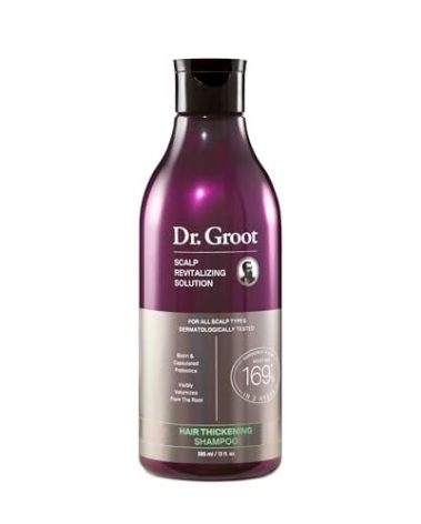 Dr. Groot Hair Thickening Shampoo, Korean Hair Care with Biotin, Rosemary Oil to Help Volumize Thinning, Damaged Hair, Hydrate Hair and Scalp, Biotin Shampoo, Scalp Revitalizing Solution
