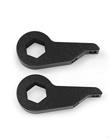 RockTrix Adjustable 1" to 3" Steel Torsion Bar Keys, Compatible with 1982-2004 Chevrolet S-10 S10 4WD and GMC S-15 S15 4WD 4x4, Suspension Lift Level Leveling Kit, Black