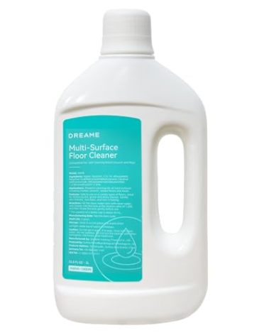 DREAME Floor Cleaning Solution Compatible with L10s Ultra/L20 Ultra/X50 Ultra/L10s Pro Ultra/X40 Ultra/L40 Ultra/X30 Ultra/L30 Ultra/D10 Plus/D10 Plus Gen 2/X40 Master/L10s Ultra Gen 2, (33.81 Fl Oz)