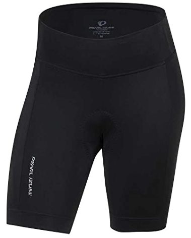 PEARL IZUMI Women Biker Shorts - W Escape Quest Cycling Shorts, Black Phyllite Texture Design, Comfortable Fit