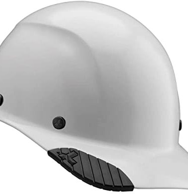 LIFT Safety DAX Cap Style Safety Hard Hat, New & Improved 6 Pt. Adjustable Ratchet Suspension, Personal Protective Equipment/PPE for Construction, Home Improvement, DIY Projects (White) (HDFC-17WG)