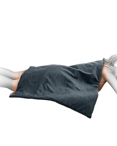 Pure Enrichment PureRelief Pro Far Infrared Oversized Body Wrap - 35” x 27” Full-Body Infrared Heating Pad for Back Pain, Shoulder Aches, Neck Strains, & Soreness in Knees, Abdomen, Chest, & Legs