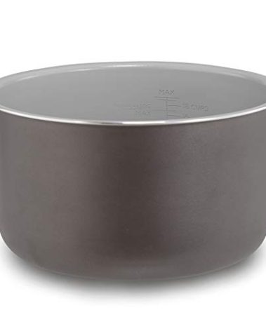 Ninja Foodi 6.5-qt. Ceramic Coated Nonstick Inner Pot, Compatible with all Ninja Foodi 6.5 qt. models, Dishwasher Safe Gray. 102FY300