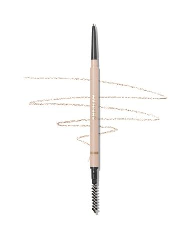 SHEGLAM Insta-Fill Eyebrow Pencil Long Lasting Non-Sticky Sweatproof Matte Eye Brow Pen Makeup-Blonde