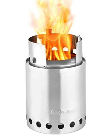 Solo Stove Titan Camping Stove Portable Stove for Backpacking and Outdoor Cooking Great Stainless Steel Camping Backpacking Stove Compact Wood Stove Design-No Batteries or Liquid Fuel Canisters Needed